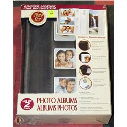 PK OF 2 BONDED LEATHER PHOTO ALBUMS