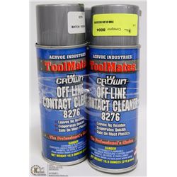 4 TOOLMATES CROWN OFF LINE CONTACT CLEANER 8276