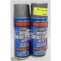 4 TOOLMATES CROWN OFF LINE CONTACT CLEANERS 8276