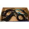 Image 1 : FLAT WITH 4 PATCH CORDS , INSTRUMENT CORDS AND