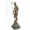 Image 1 : Atlantis Neptune Sea Greek God Marine Bronze Sculpture on Marble Base Statue