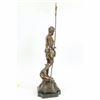 Image 3 : Atlantis Neptune Sea Greek God Marine Bronze Sculpture on Marble Base Statue