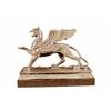 Image 10 : Griffin Bronze Statue with Marble Base Sculpture