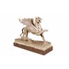 Image 5 : Griffin Bronze Statue with Marble Base Sculpture