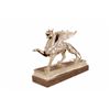 Image 6 : Griffin Bronze Statue with Marble Base Sculpture