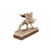Image 7 : Griffin Bronze Statue with Marble Base Sculpture