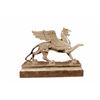 Image 9 : Griffin Bronze Statue with Marble Base Sculpture