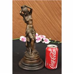 Nude Naked Nymph Bronze Sculpture