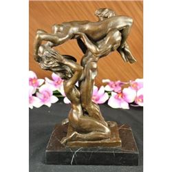 Nude Erotic Conversation Bronze Sculpture