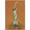 Image 3 : Nude Male Fitness Model Muscle Man Flexing Bronze Sculpture