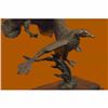 Image 3 : Marsh Land Duck Bronze Sculpture on Marble Base Figurine
