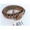 Image 1 : Suede and Webbing Shot Shell Belt