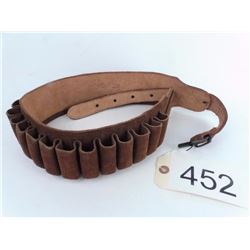 Suede Leather Shot Shell Belt