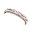 Image 1 : 12 CTW Certified SI/I Diamond Bracelet 18K Rose Gold - REF-620K5R - 39942