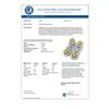 Image 3 : 4 CTW Si/I Fancy Yellow And White Diamond Earrings 18K White Gold - REF-271M4F - 40109