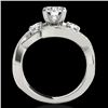 Image 2 : 2.01 CTW H-SI/I Certified Diamond Bypass Solitaire Ring 10K White Gold - REF-254X5T - 35045