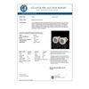 Image 3 : 1.69 CTW Fancy Intense Blue Diamond Art Deco Stud Earrings 18K Rose Gold - REF-180M2F - 37993