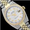 Image 1 : Rolex Ladies Two Tone 14K Gold/SS, Diamond Dial & Diamond Bezel, Saph Crystal - REF-363Z3Y