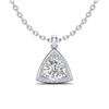 1.50 CTW VS/SI Diamond Certified Necklace 18K White Gold - REF-385Y8N - 20524