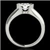 Image 2 : 1 CTW H-SI/I Certified Diamond Solitaire Ring 10K White Gold - REF-207M3F - 35173