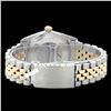 Image 3 : Rolex Men's Two Tone 14K Gold/SS, QuickSet, Diamond Dial with Fluted Bezel - REF-370K9R