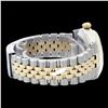 Image 4 : Rolex Men's Two Tone 14K Gold/SS, QuickSet, Diamond Dial with Fluted Bezel - REF-370K9R
