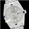 Image 1 : Rolex Men's Stainless Steel, QuickSet, Diam Dial & Diam/Sapphire Bezel - REF-441A8N