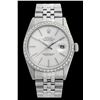 Image 1 : Rolex Ladies Stainless Steel, Index Bar Dial with Diamond Bezel, Saph Crystal - REF-349M3H