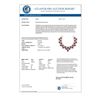 Image 3 : 81 CTW Royalty Designer Ruby & VS Diamond Necklace 18K White Gold - REF-1618X2T - 38622