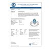 Image 2 : 1.54 CTW Blue Topaz & Diamond Ring 18K White Gold - REF-38N2Y - 12324