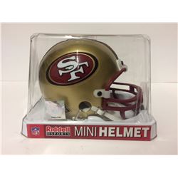 SAN FRANCISCO 49ERS RIDDELL NFL MINI  FOOTBALL HELMET (BRAND NEW)