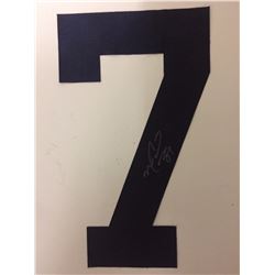 MICHAEL PECA SIGNED JERSEY NUMBER W/ COA
