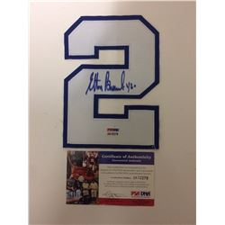 ELTON BRANDT SIGNED JERSEY NUMBER W/ COA