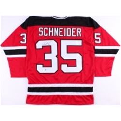 COREY SCHNEIDER SIGNED NEW JERSEY DEVILS WITH COA