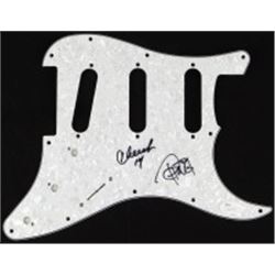 CHEECH & CHONG SIGNED GUITAR PICKGUARD WITH COA