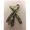 Image 2 : SET OF 4 SILVER BUTTER KNIVES (7.4 OUNCES)