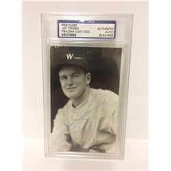 POSTCARD JOE CRONIN PSA/DNA CERTIFIED (AUTHENTIC AUTO)