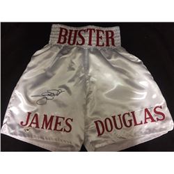 JAMES "BUSTER" DOUGLAS SIGNED BOXING SHORTS