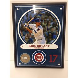 Kris Bryant  8" x 10" Photo Plaque with Authentic Game-Used Wrigley Field Dirt (MLB & Steiner COA)