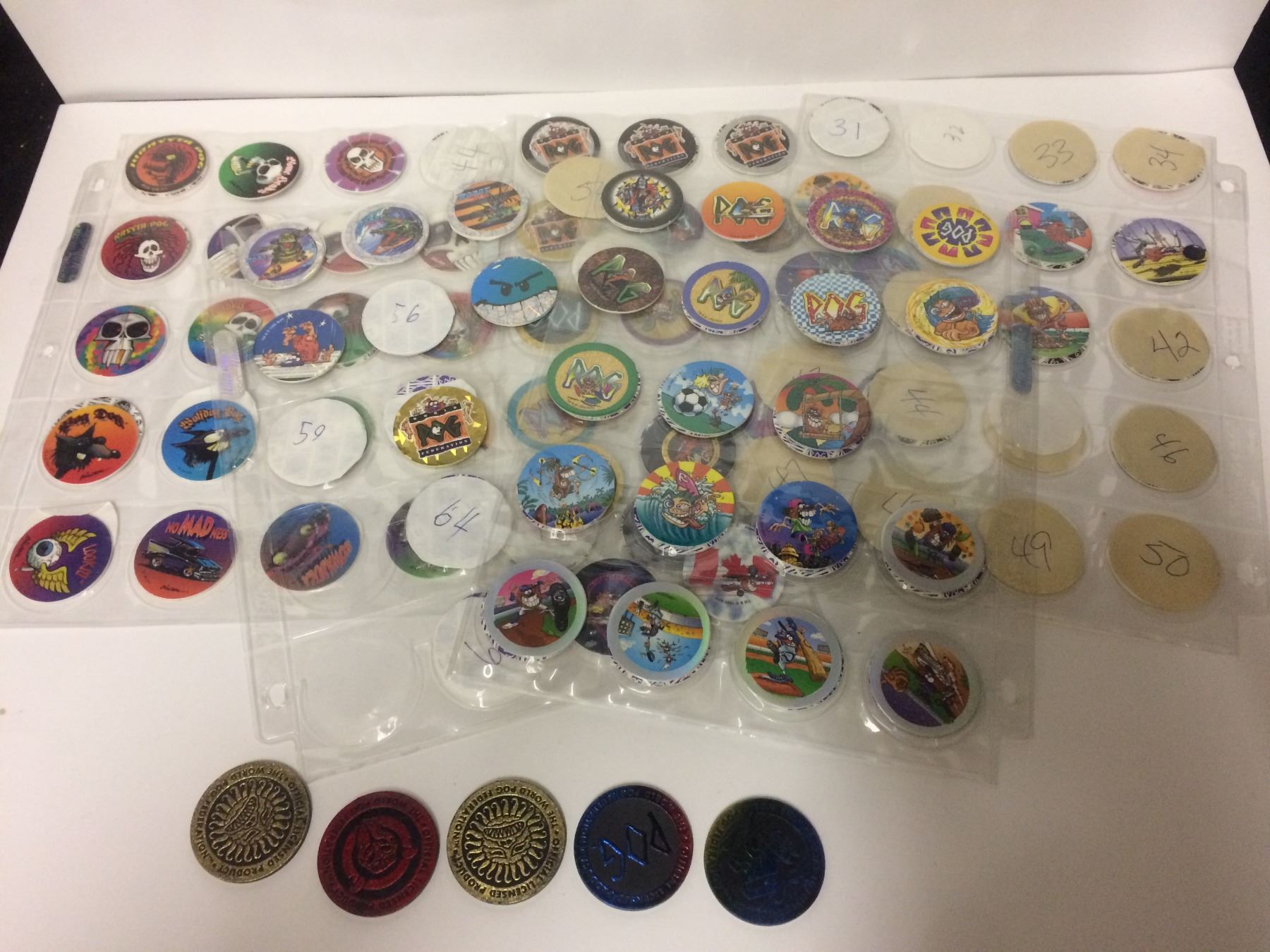 ORIGINAL POGS W/ SLAMMERS