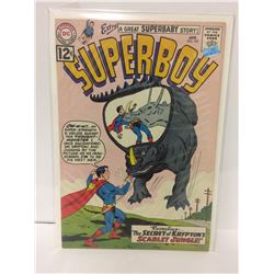 Superboy #102 Jan 1963 DC comic Secret of Kryptons Scarlet Jungle GD VG superman