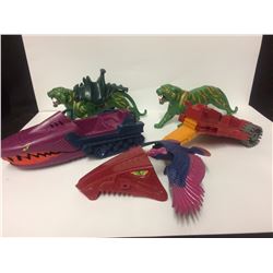 HE-MAN ACTION FIGURES & VEHICLES LOT
