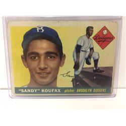 1955 Topps SANDY KOUFAX Rookie LA Dodgers #123