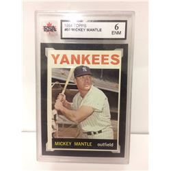 1964 TOPPS #50 MICKEY MANTLE (6 ENM)