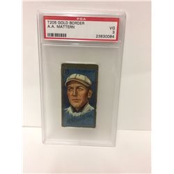 T205 GOLD BORDER A.A MATTERN (VG 3)