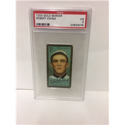 T205 GOLD BORDER ROBER EWING BASEBALL TRADING CARD (VG 3) PSA