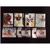 Image 1 : GAME WORN JERSEY HOCKEY CARD LOT (RASK, RINNE, JONES)