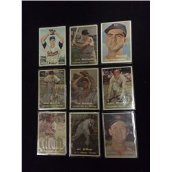 1957 TOPPS BASEBALL TRADING CARDS LOT (SHMIDT, GORMAN, WILLIAMS)