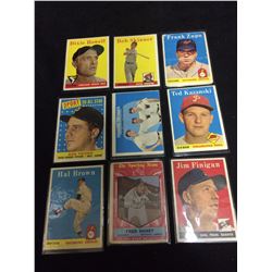 1958 TOPPS BASEBALL TRADING CARDS LOT (BROWN, ZUPE, SKINNER)