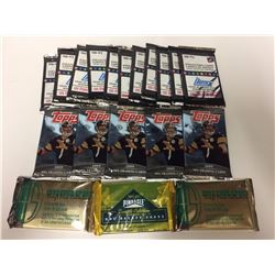 HOCKEY & FOOTBALL SEALED TRADING CARDS LOT